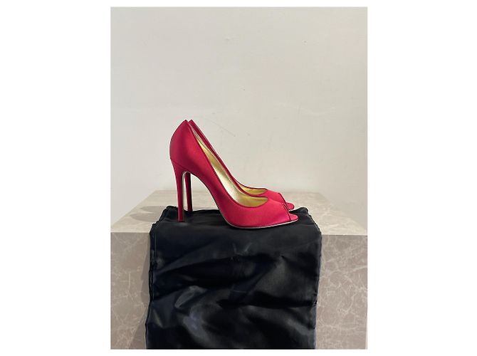 Décolleté Yves Saint Laurent rossi T 38.5 Rosso - vista 6