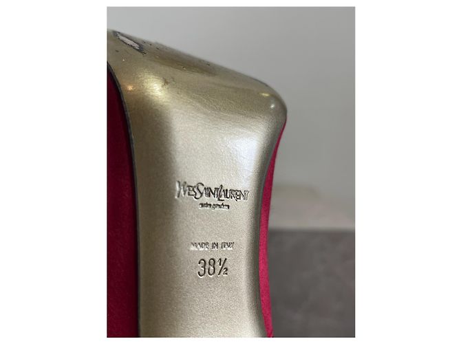 Décolleté Yves Saint Laurent rossi T 38.5 Rosso - vista 8