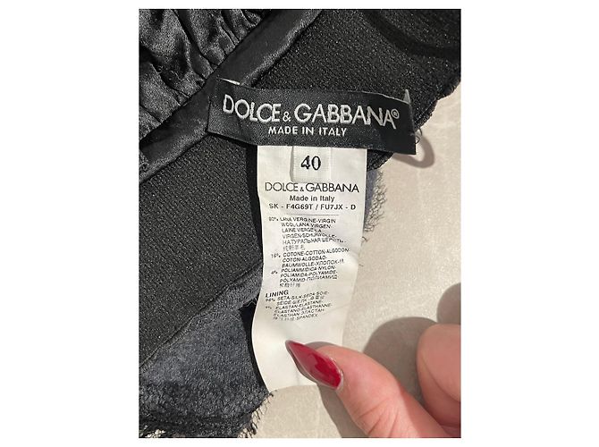 Falda Dolce & Gabbana gris T.36 - vista 5