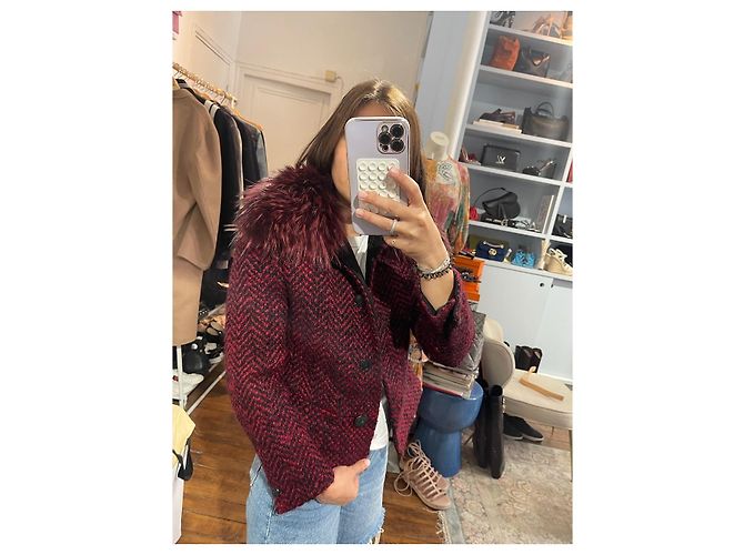 Gianni Versace Versace Jacke rot T.34 - Ansicht 7