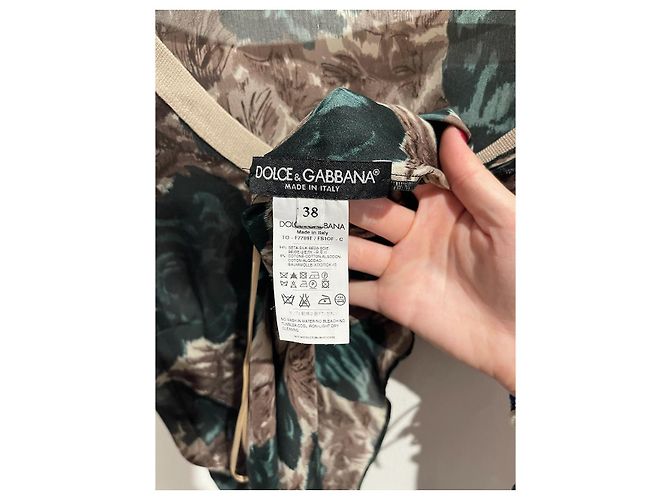 Canotta Dolce & Gabbana verde T.34 - vista 3