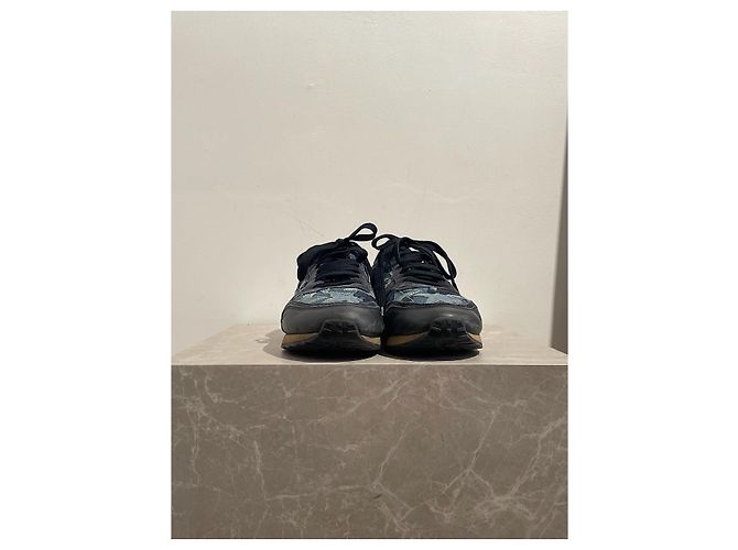 Valentino Garavani Sneakers Valentino blu T.41 IT - vista 4