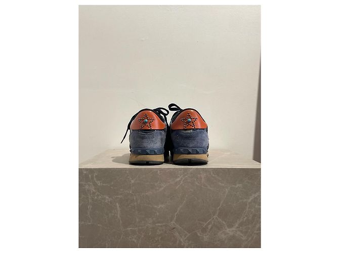 Valentino Garavani Sneakers Valentino blu T.41 IT - vista 5