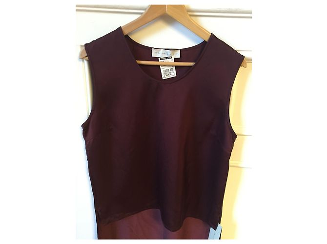Stella Mc Cartney Top Stella McCartney bordeaux T.38 Nuevo Burdeos - vista 2