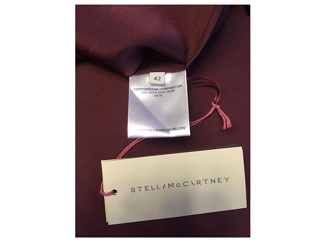 Stella Mc Cartney Top Stella McCartney bordeaux T.38 Nuevo Burdeos - vista 4