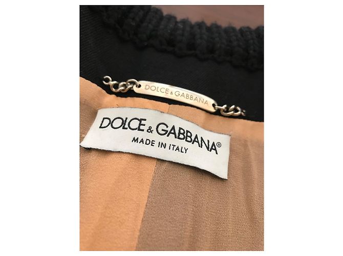 Abrigo Dolce & Gabbana T.34 Negro - vista 4
