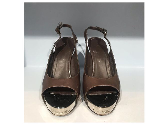 Chanel Pumps grau Gr. 35,5 - Ansicht 3