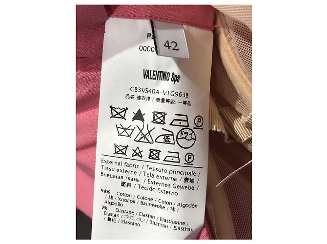 Valentino Garavani Valentino Kleid rosa T.38 Pink - Ansicht 5