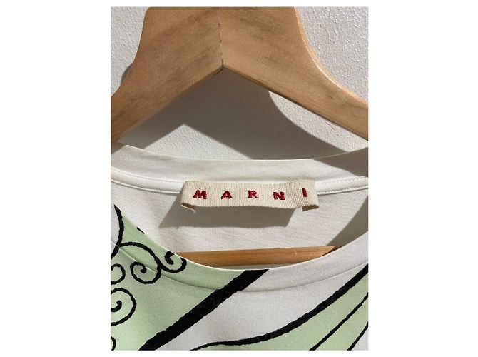Camiseta Marni vert T.36 Verde - vista 3