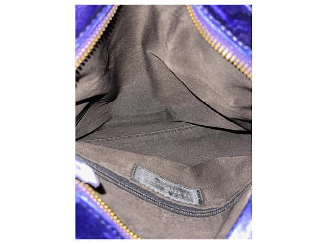 Gianni Versace Borsa Versace velluto viola Porpora - vista 10