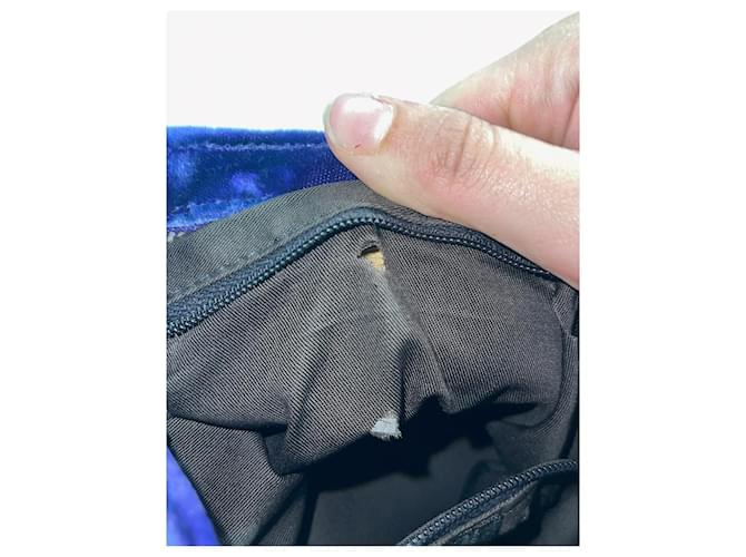 Gianni Versace Borsa Versace velluto viola Porpora - vista 12