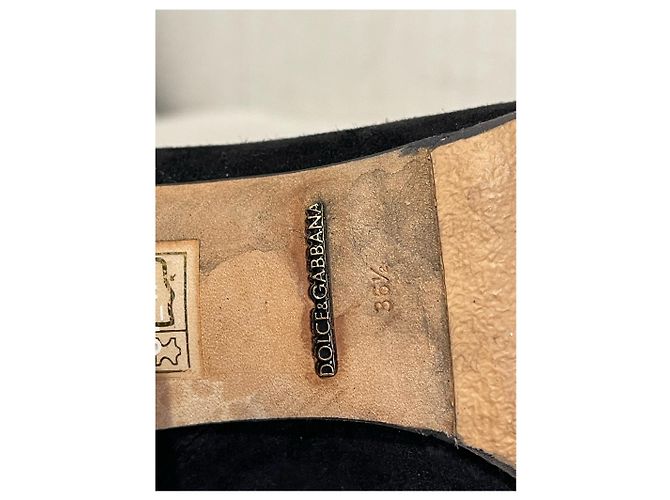 Botas Dolce & Gabbana pretas T.35,5 Preto - vista 4