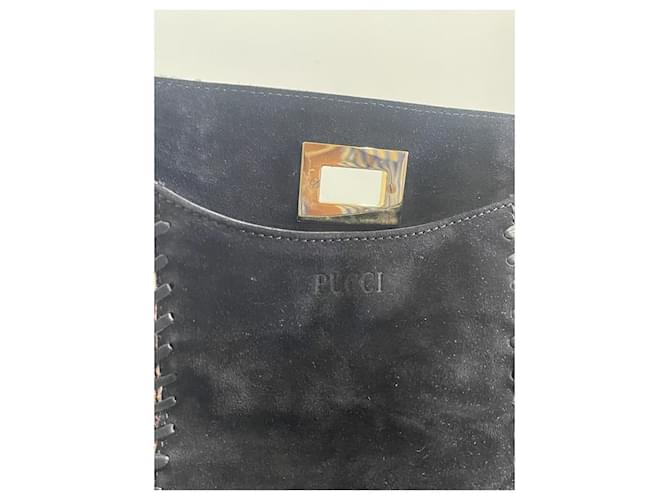 Pochette Emilio Pucci leopard Nero - vista 8
