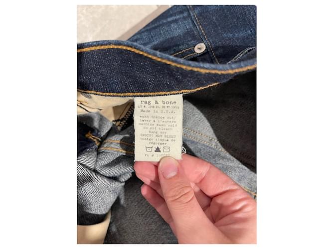 Jeans Rag & bone blu T.26 - vista 7