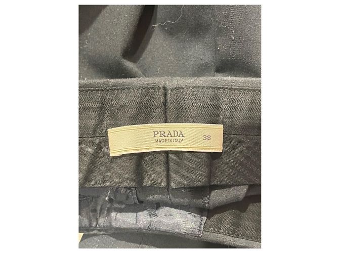 Pantalone Prada blu navy T.34 - vista 3