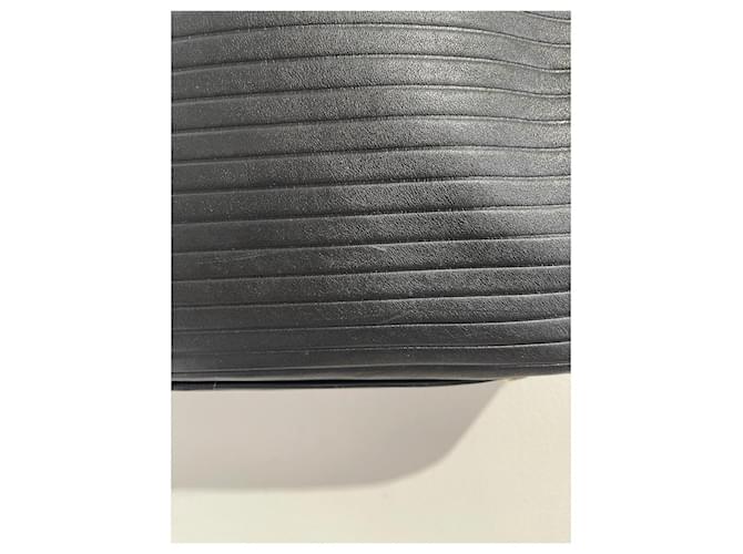 Sac porte-documents Dior noir - vue 4