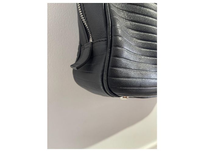 Sac porte-documents Dior noir - vue 8