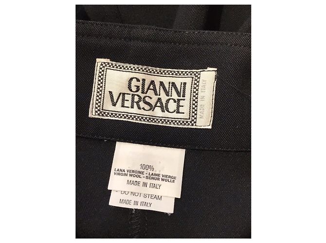 Falda Versace negra T.32 Negro - vista 4