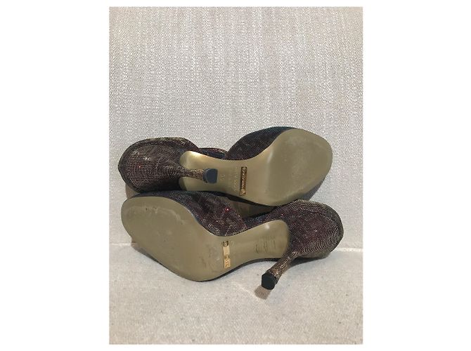 Décolleté Dolce & Gabbana T.36 D'oro - vista 7