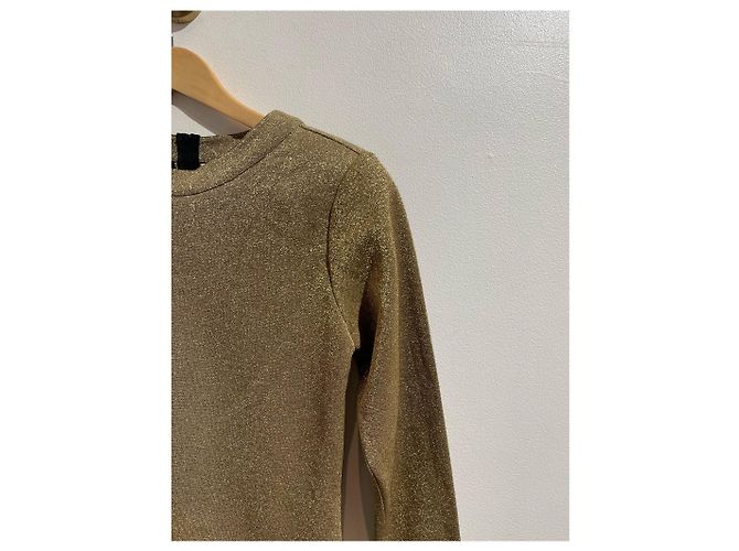 Top Dior dorado con lentejuelas de algodón - vista 2