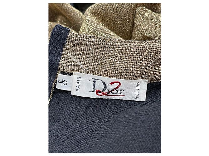Top Dior dorado con lentejuelas de algodón - vista 4
