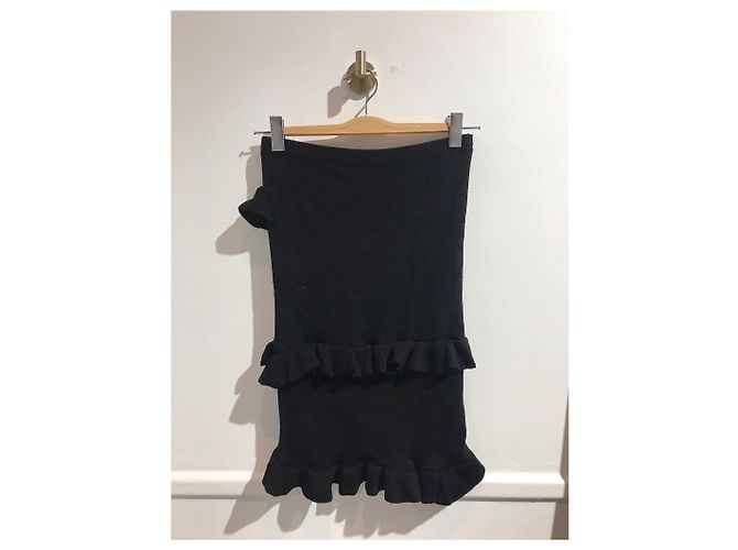 Falda Lanvin negra T.38 Negro - vista 3