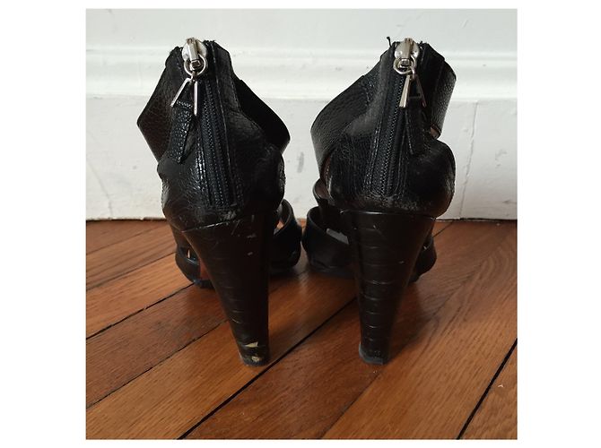 Alaïa Sandali Alaia Neri T.36,5 Nero - vista 4