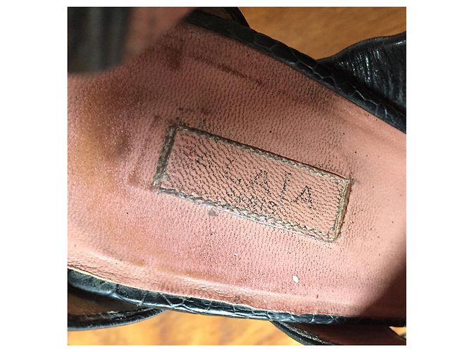 Alaïa Sandali Alaia Neri T.36,5 Nero - vista 7