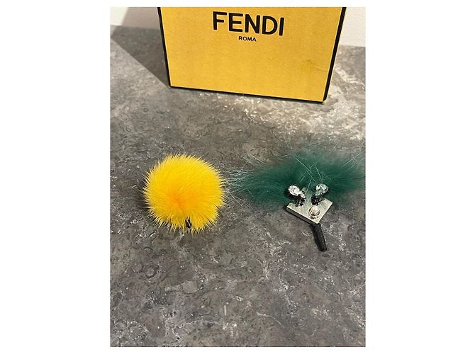Fendi Telefon-Schmuck NEU Gelb - Ansicht 2