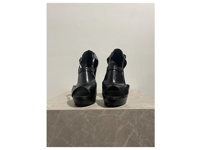 Décolleté Yves Saint Laurent neri T.40 Nero - vista 3