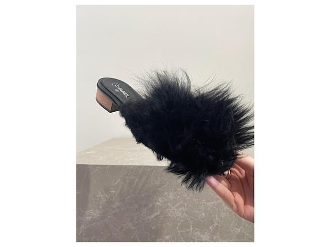 Mule Chanel nere T.37 Nero - vista 10