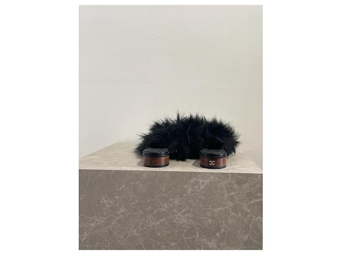 Mule Chanel nere T.37 Nero - vista 4