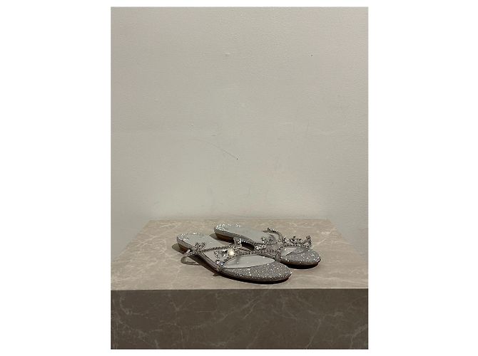 Christian Louboutin Sandali Louboutin Argento T.38 - vista 2