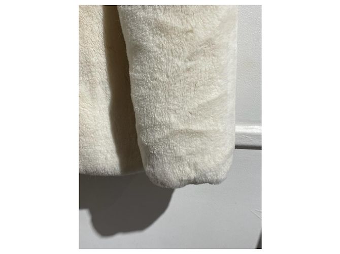 Autre Marque Abrigo de pelo sintético blanco APPARIS XS - vista 4