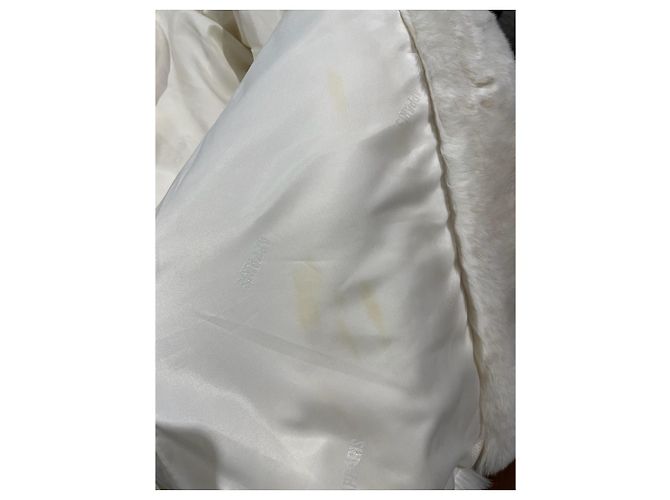 Autre Marque Abrigo de pelo sintético blanco APPARIS XS - vista 6