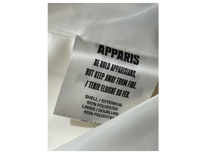 Autre Marque Abrigo de pelo sintético blanco APPARIS XS - vista 7