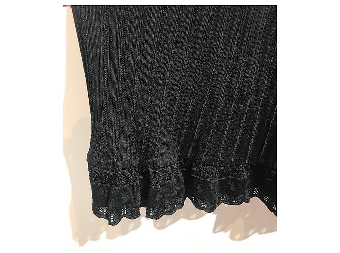 Alaïa Falda Alaia negra T.40 Negro - vista 2