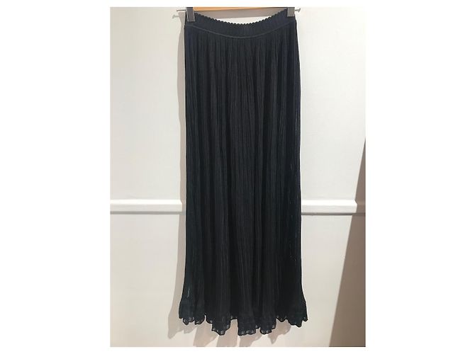 Alaïa Falda Alaia negra T.40 Negro - vista 3