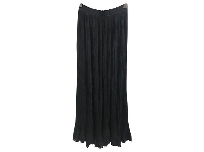 Alaïa Falda Alaia negra T.40 Negro - vista 7