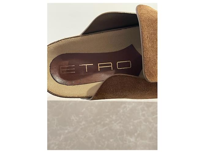 Sabots Etro camel T.40 Cammello - vista 7