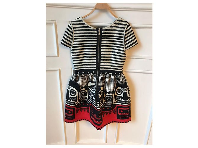 Kleid JC de Castelbajac T.S Schwarz - Ansicht 4