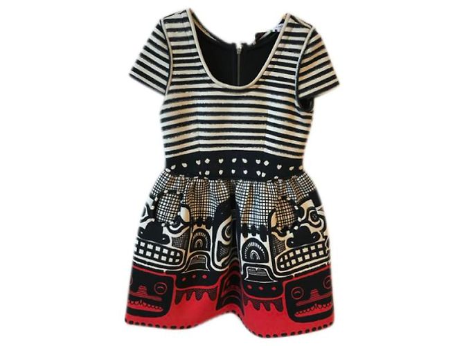 Kleid JC de Castelbajac T.S Schwarz - Ansicht 7