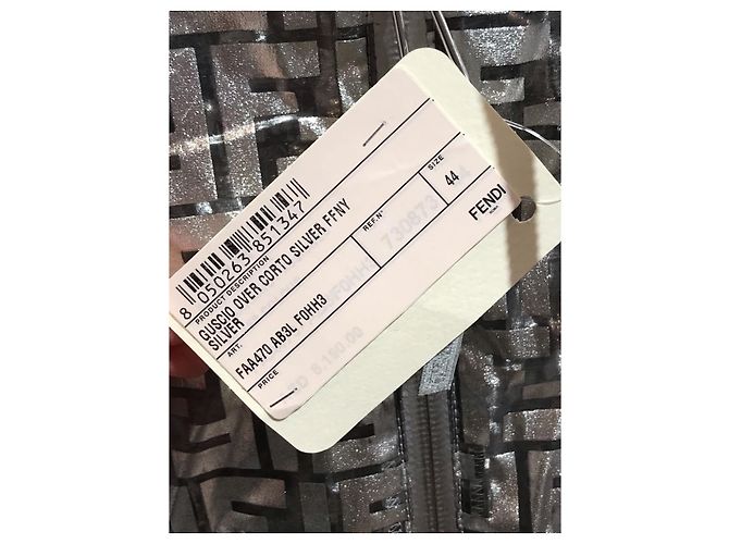 Fendi Jacke silber Gr. 40 Neu - Ansicht 4