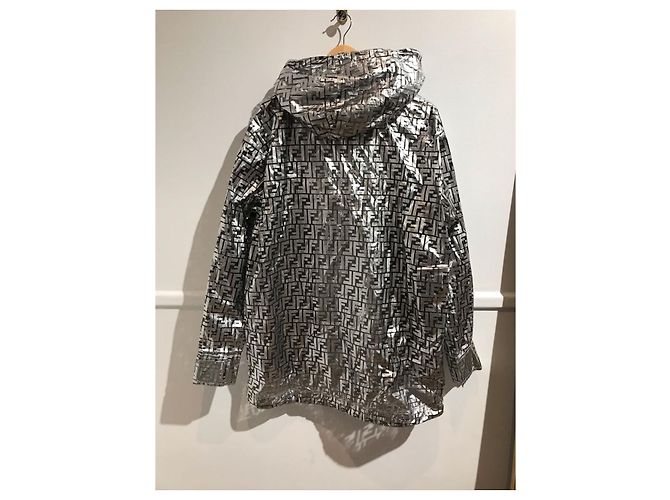 Fendi Jacke silber Gr. 40 Neu - Ansicht 5