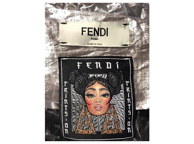 Fendi Jacke silber Gr. 40 Neu - Ansicht 6