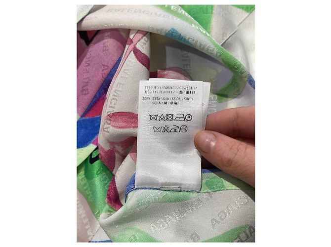 Camicia Balenciaga multicolore T.32 - vista 7