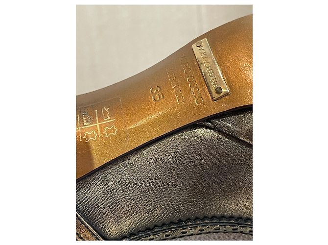 Décolleté Dolce & Gabbana T.35 D'oro - vista 6