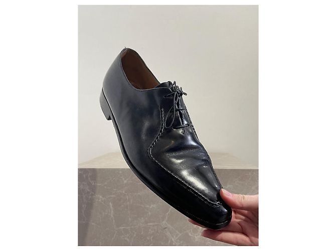 Derbies Berluti neri T.45 Nero - vista 8