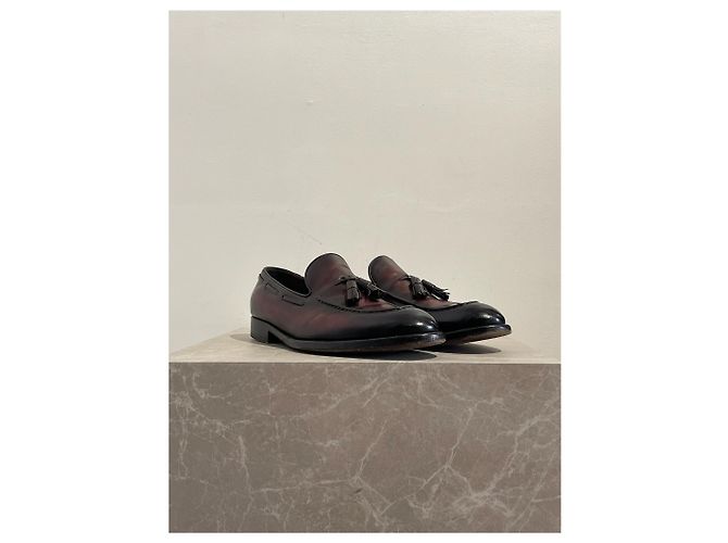 Autre Marque Mocassini Fratelli Rossetti bordeaux T.44,5 Bordò - vista 2