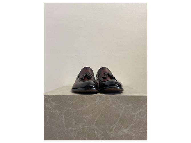 Autre Marque Mocassini Fratelli Rossetti bordeaux T.44,5 Bordò - vista 3